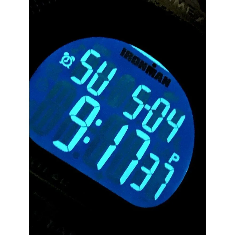 Timex Men's Watch TW5M48600 Ironman Quartz Digital Indiglo Black Rubber Band